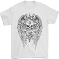 Skull Wings Viking Gothic Wings Gym Biker Mens T-Shirt 100% Cotton