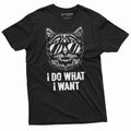 I do what I want cool cat shirt Funny Cat Shirt Cat Lover Shirt Cat Mom Gift Tee