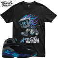 Shirt To Match 8 Aqua Unisex Tee Sneaker Shirt Cool Shirt For Sneaker Tee