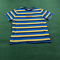 Vintage GUESS Striped Shirt Mens L Blue 90S Y2K Baggy Punk Emo Grunge Tee