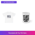 Custom Dog Pet Gift Set Shirt Mug Personalized Name Bundle Lover