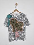 Vintage Keith Haring 90s pop art fullprint tee shirt