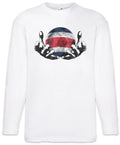 Costa Rica Football Magic Ball Men Long Sleeve T-Shirt Rican Soccer Flag