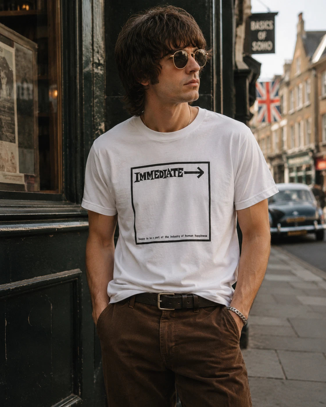 RARE! IMMEDIATE Records Vtg Fleetwood Mac 1960s Mod Rock London UK T-Shirt Sz S