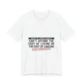 Cost of Living Crisis Tee | receipt aesthetic, budget humor