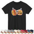 Mens Womens KAWAII Hot Dog & Burger Party Crewneck graphic T July 4th 250th 2026