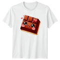 Cute Kawaii Chocolate Bar Lover T-Shirt Kawaii Food Chocolate Sweets Birthday