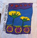 Vintage 90s New York SoHo Doron Warhol Style Pop Art Tee Large? Single Stitch