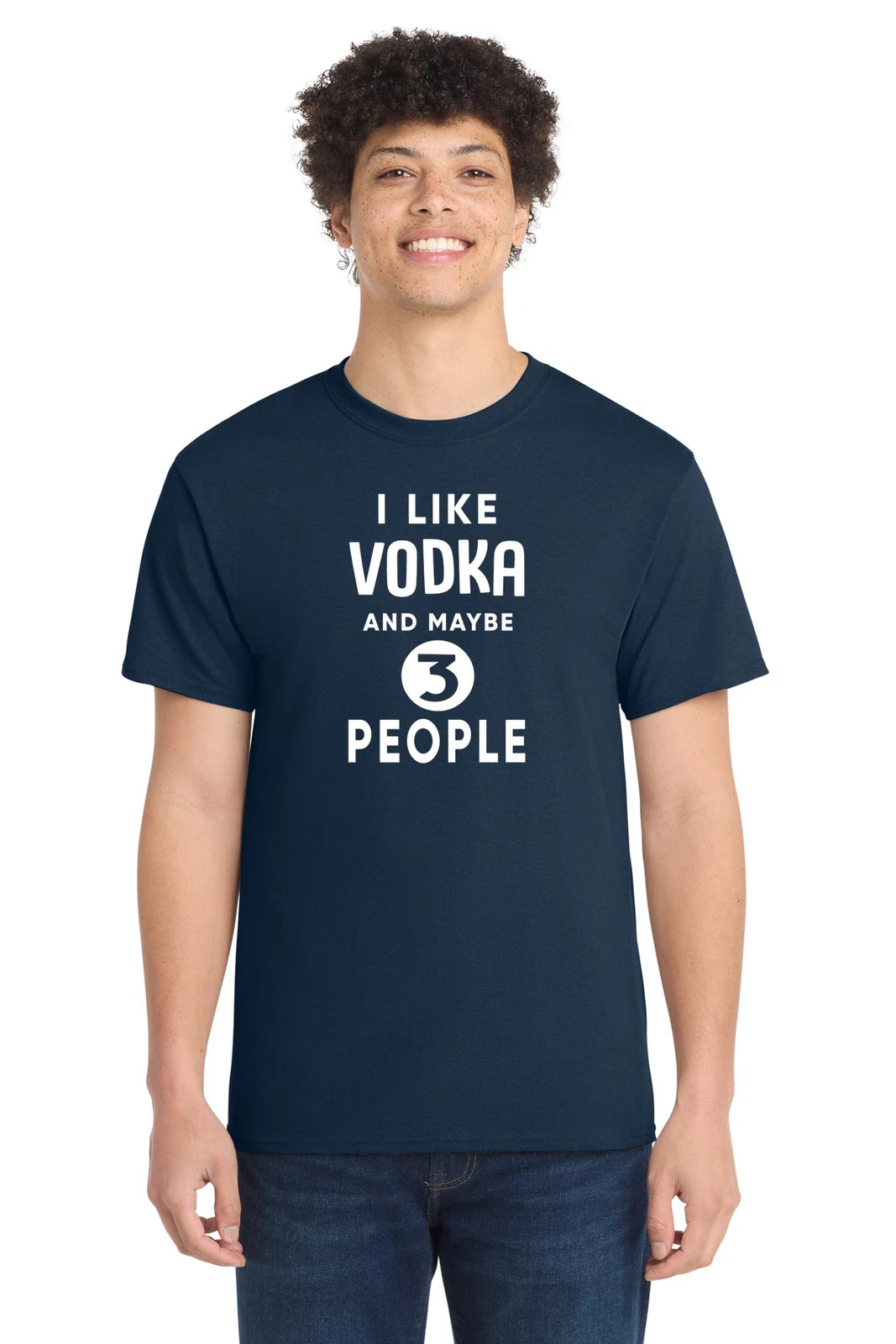 Funny Vodka Introvert T-Shirt Drinking Joke Bar Humor Alcohol Gift Tee
