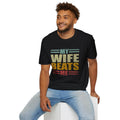 Funny My Wife Beats Me Shirt – Playful Husband Humor Tee