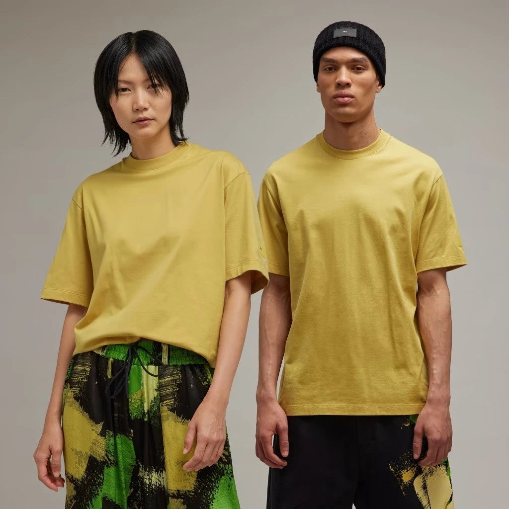 Adidas Y-3 Relaxed Short Sleeve T-Shirt Blanch Yellow IP7685 Size 2XL