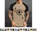Casual Modern Poker Logo Men's Tee: Stylish Casino Gambling Shirt REGULAR SIZING