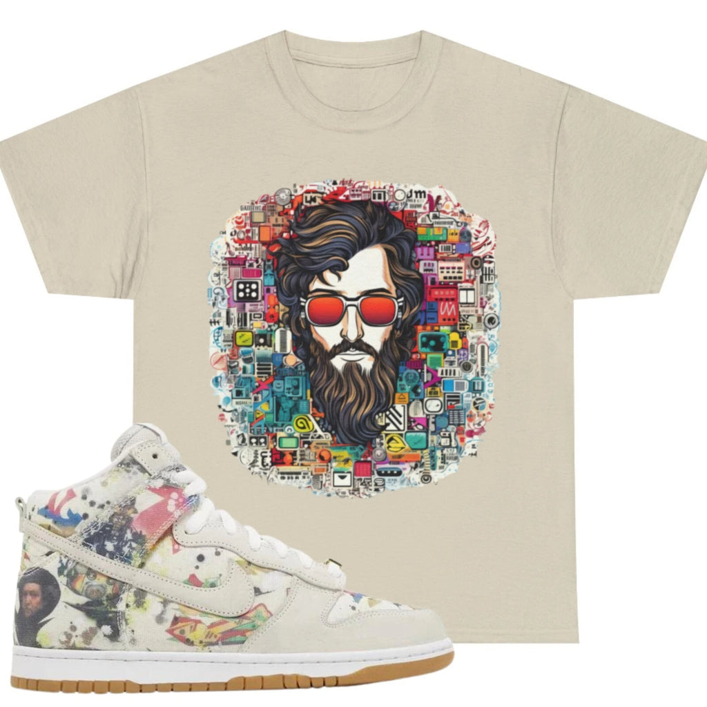 Shirt To Match Dunk High SB Rammellzee Unisex Tee Sneaker Shirt Psychedelic Tee