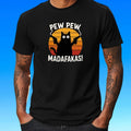 Pew Pew Madafakas T-Shirt - Funny Western Cat, Meme Funshirt Gift