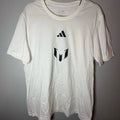 Adidas Messi Graphic T Shirt Mens Large NWT White Soccer Tee