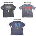 Majestic Men's MLB Team Graphic Printed Short Sleeve Crewneck T-Shirt