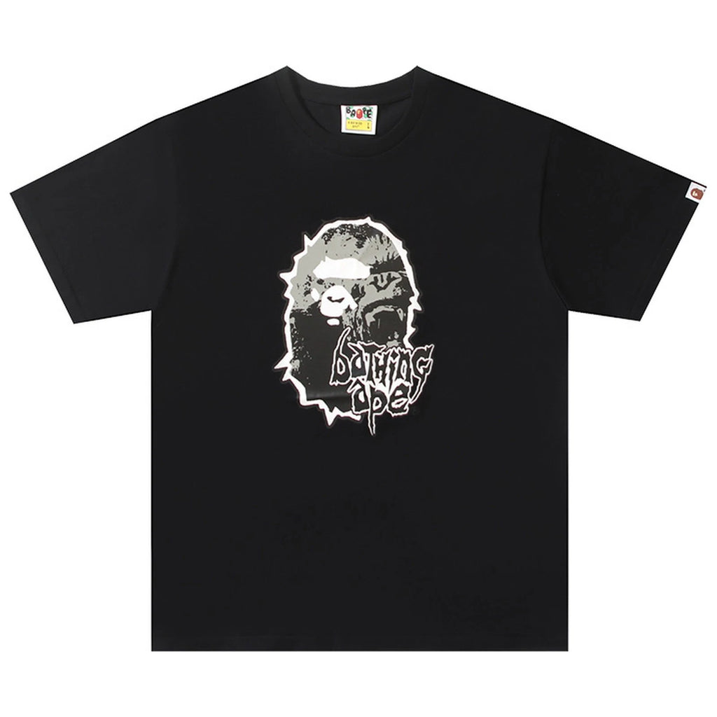 BAPE Mad Ape Head T-Shirt Black | A Bathing Ape