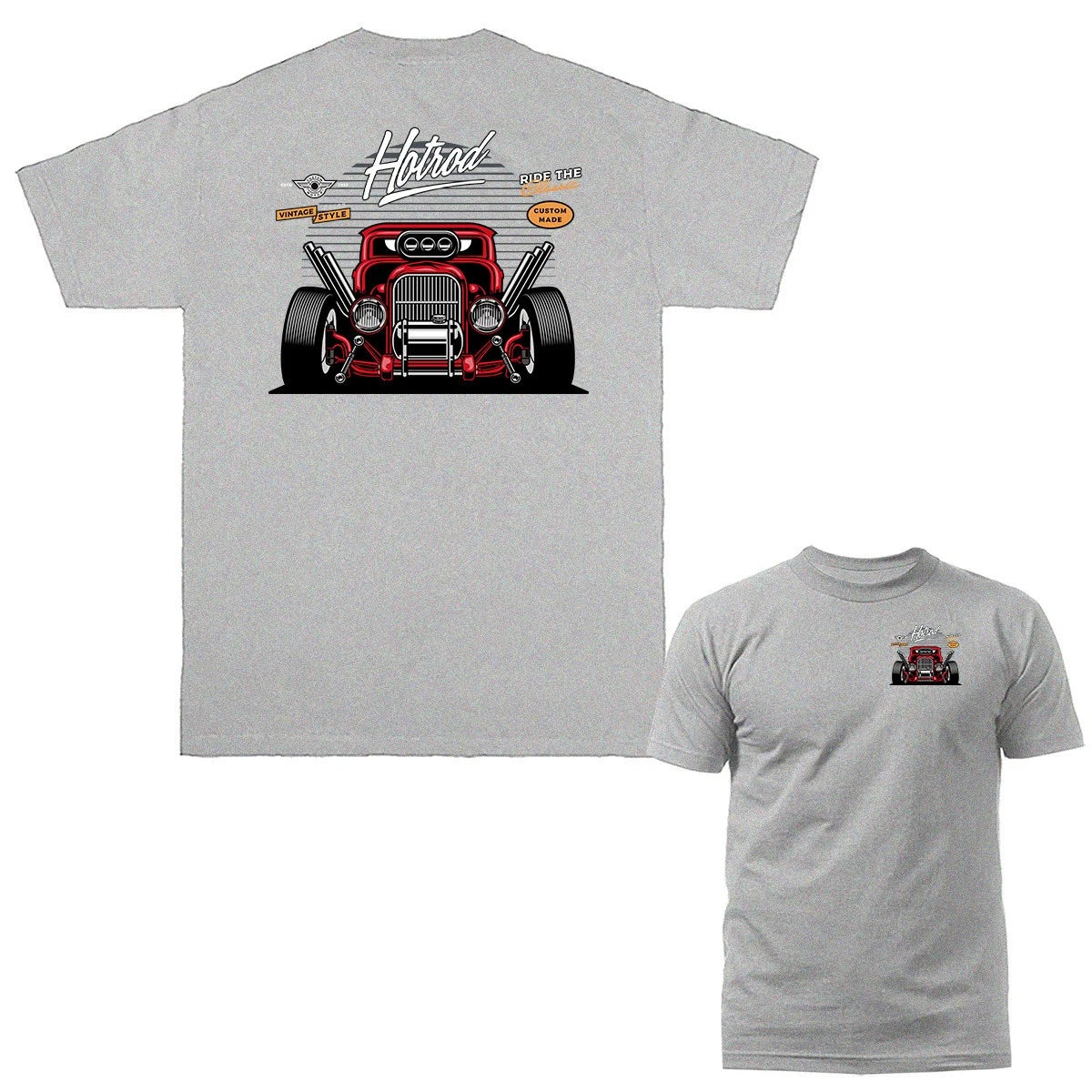 Hot Rod Vintage Custom Classic Muscle Car Graphic T-shirt