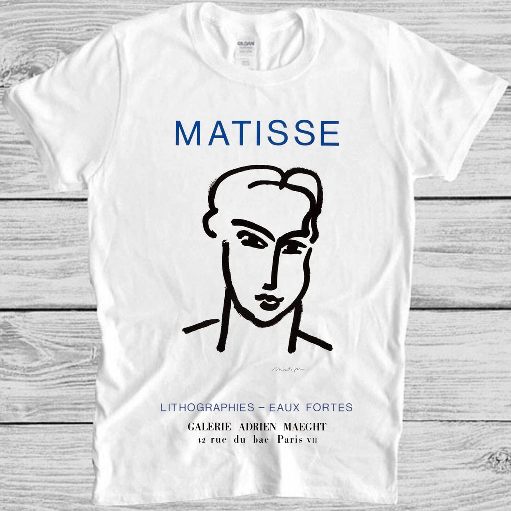 Henri Matisse Exhibition Poster Galerie Maeght in Paris 1964 Tee T Shirt M1073
