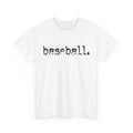 Baseball T-Shirt | Funny Baseball Fan Tee | Baseball Typography Design