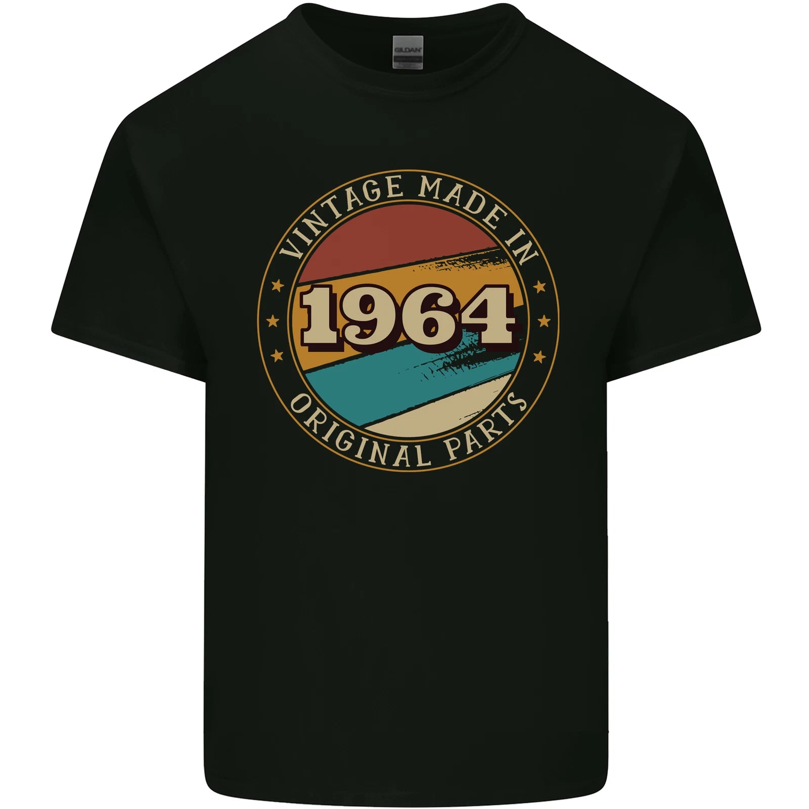 62nd Birthday Vintage Made In 1964 Mens Light Cotton T-Shirt