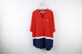 Vintage 90s Diadora Mens XL Spell Out Thermal Waffle Knit Soccer Jersey Football