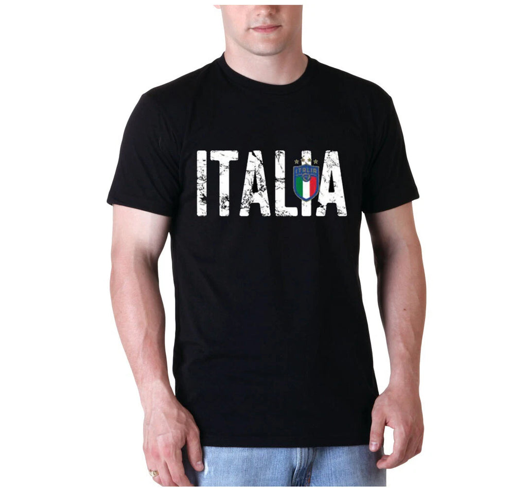 NEW! Italy Soccer Flag Colors Italia Distressed Design T-shirts S-5XL Unisex