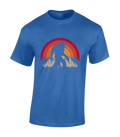 BIG FOOT SILHOUETTE MENS T SHIRT YETI SASQUATCH FUNNY COOL USA DESIGN TOP