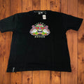 NWT LRG Lifted Research Group Sugar Skull Black Graphic T-Shirt Size 2XL