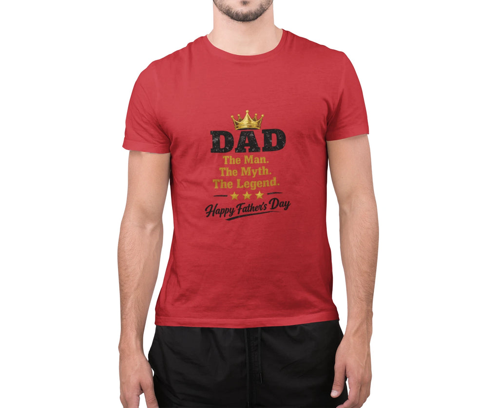 Dad The Man The Myth The Legend T Shirt Funny Father's Day Gift Tee unisex