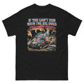 Retro 90s Sprint Car Racing Tee Run With The Big Dogs Graphic