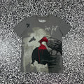 Iron First Horror Style Dead Brain Japanese Art T-shirt