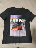 Purple Brand Black Graphic Men's T-Shirt XL