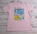 Bleecker & Mercer Pink Graphic The Street King Urban Short Sleeve T-Shirt 3XL