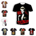 Billy Idol Hip Hop Streetwear 3D Print Women Men Short Sleeve T-shirt Tops Tees