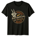 Introverted Antisocial And Mentally Spicy T-Shirt Introvert Humor Birthday Gift