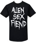 Alien Sex Fiend T Shirt Mens Gothic Punk Death Rock Black Band Tee Goth Batcave