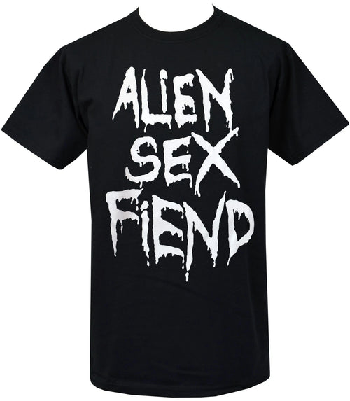 Alien Sex Fiend T Shirt Mens Gothic Punk Death Rock Black Band Tee Goth Batcave