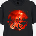 Stranger Things Upside Down T-Shirt Vibrant Graphic Print Adult Teen Printed Tee