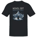 Nihilist Pixel Art Penguin Men's T-shirt