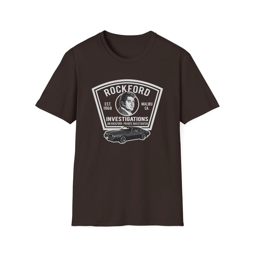 Vintage Private Investigator T-Shirt, Rockford Files Fan Gift, 1978 Pontiac Dks