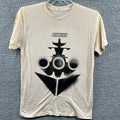 Battleship Mens Graphic T Shirt S Beige Nautical Military Streetwear Novelty