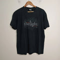 Vintage Jesus Is The Light Twilight Parody Shirt Mens Extra Large Black 2009