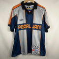 RARE Vintage 1998 Pearl Jam Yield World Tour Shirt Double Sided Soccer Jersey XL