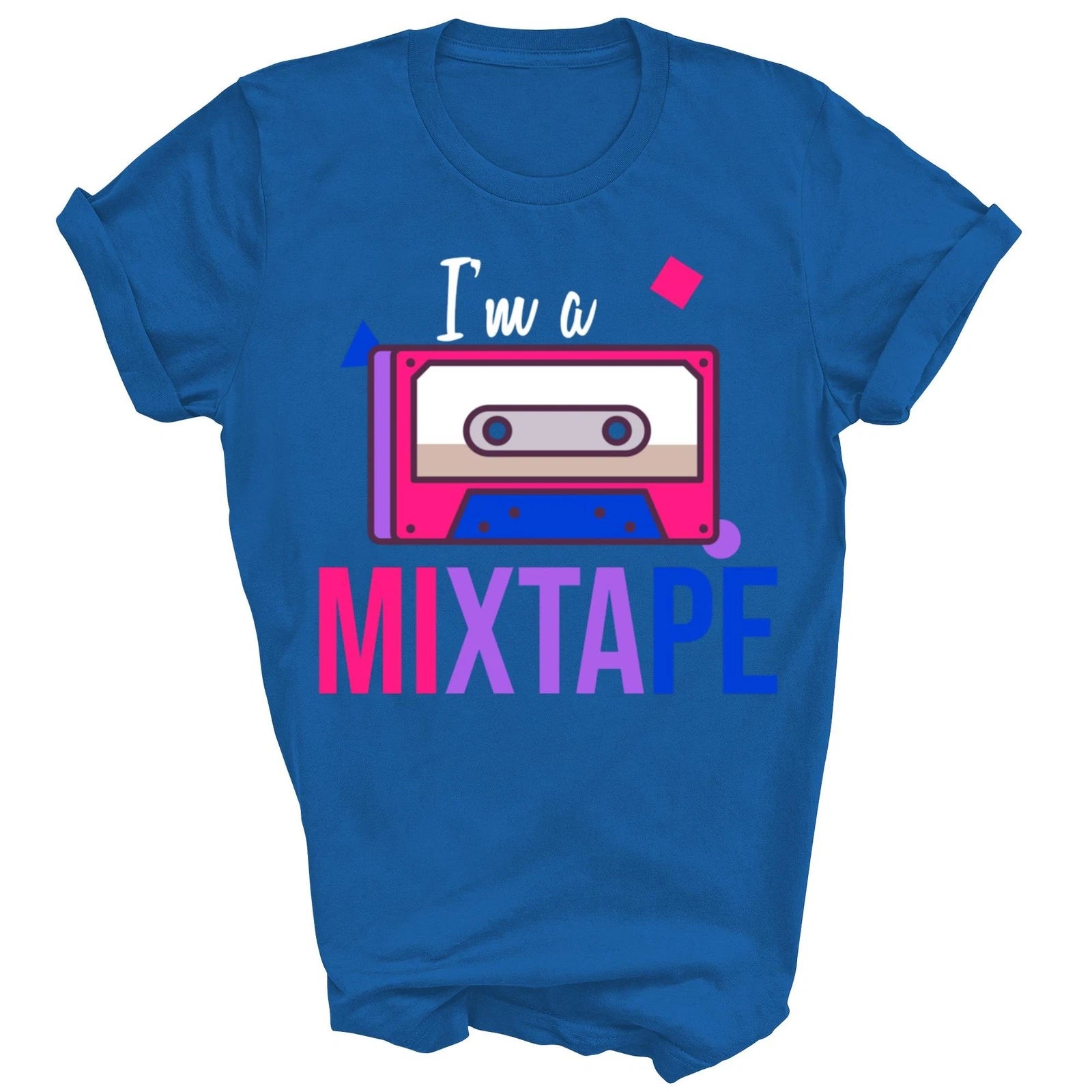 I Am A Mixtape Bi Pride Bisexual Funny Unisex Shirt Gift