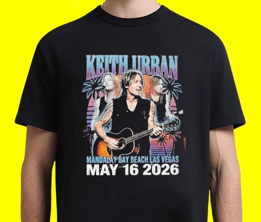 Keith Urban Las Vegas Concert May 16 2026 Mandalay Bay Beach Concert Vintage shi