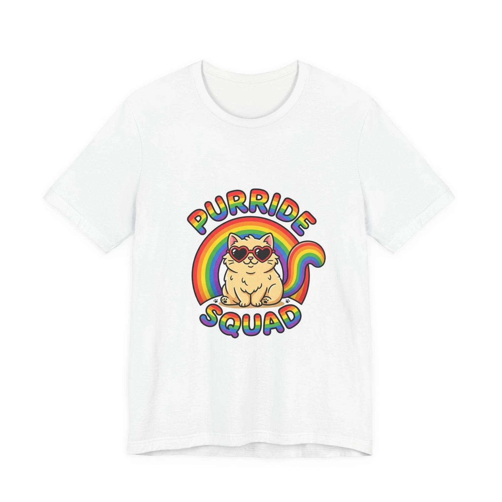 Purride Squad T-Shirt | Pride, queer joy, pastel rainbow