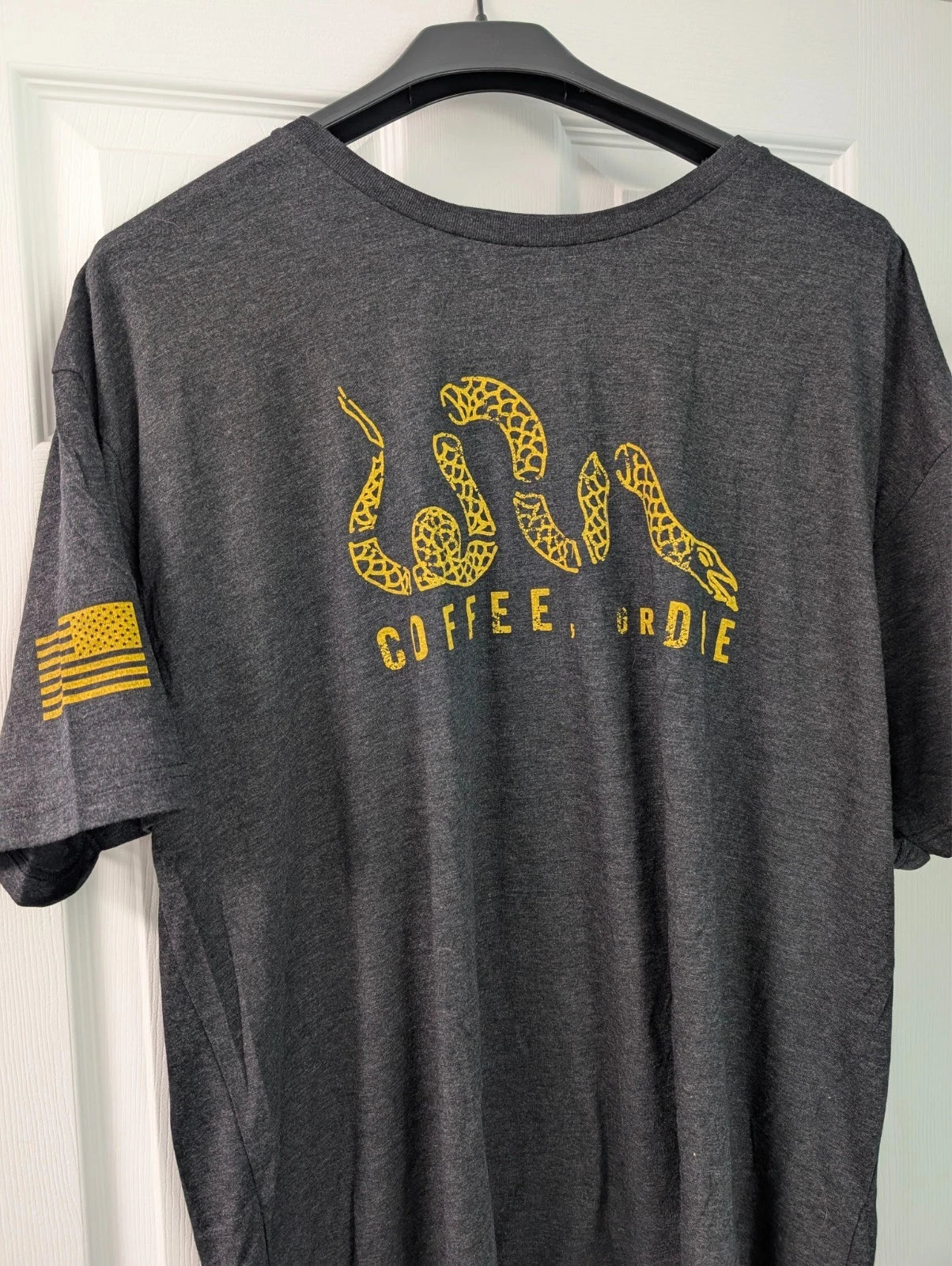 BRCC BLACK RIFLE COFFEE CO NEW T SHIRT Men's 3XL COFFEE OR DIE SNAKE SEALED