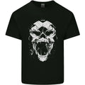 A Football Skull Footy Soccer Mens Light Cotton T-Shirt