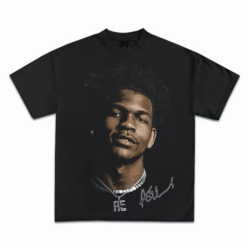 Anthony Edwards Y2K Pop Culture Vintage Graphic T-Shirt American  Rap Basketball